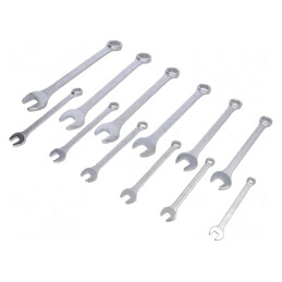 Set Chei Combinată Oțel Cromat 12 Bucăți | Electronic-mag.ro | Componente Electronice