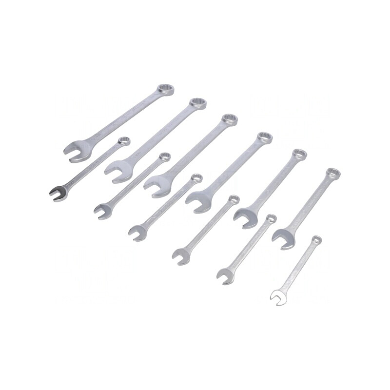 Set Chei Combinată Oțel Cromat 12 Bucăți | Electronic-mag.ro | Componente Electronice