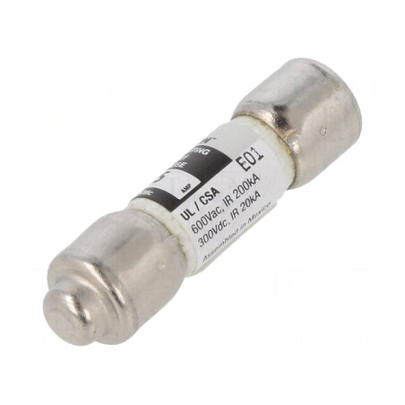 Siguranță Întârziere 15A 600VAC 10,3x38mm FNQ-R-15 | Electronic-mag.ro | Componente Electronice