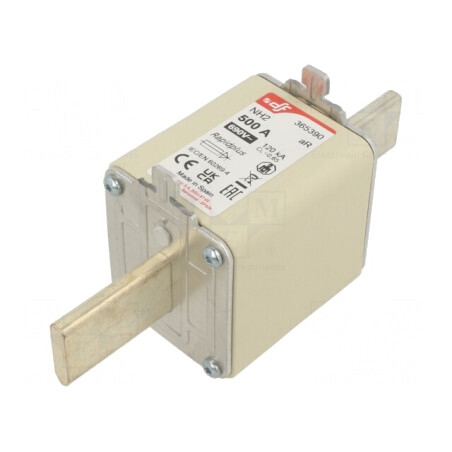 Siguranță NH2 500A 690VAC 550VDC Argintie | Electronic-mag.ro | Componente Electronice