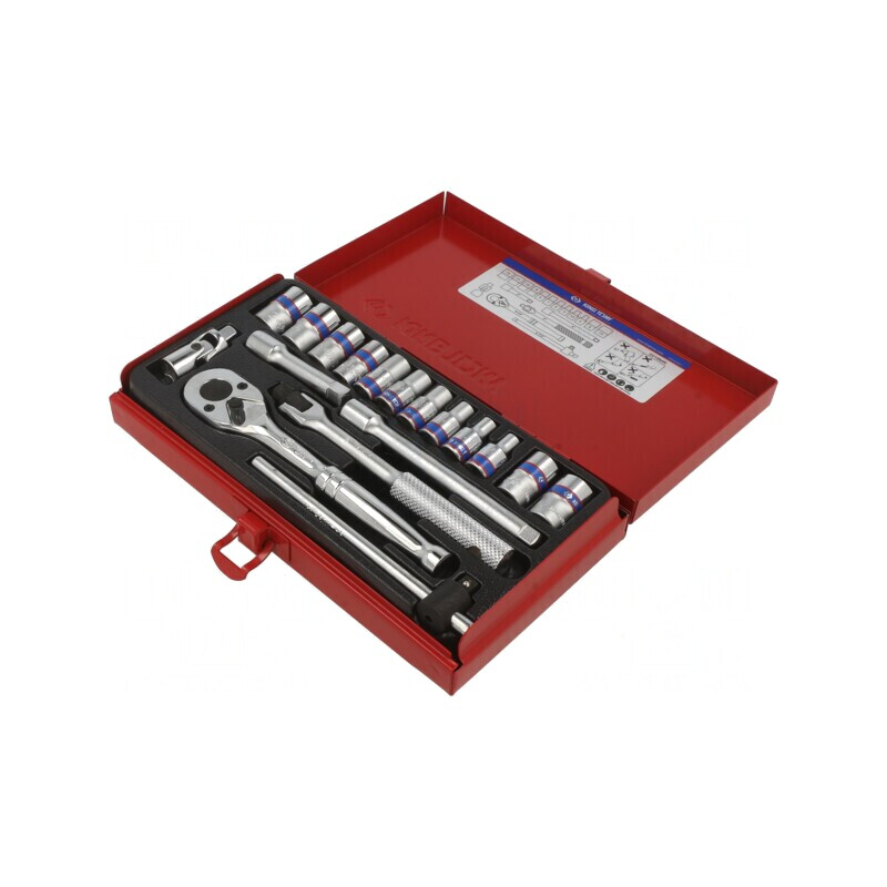 Set Chei Tubulare 1/4 - 18 Bucăți | Electronic-mag.ro | Componente Electronice