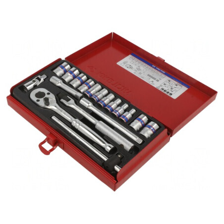 Set Chei Tubulare 1/4 - 18 Bucăți | Electronic-mag.ro | Componente Electronice