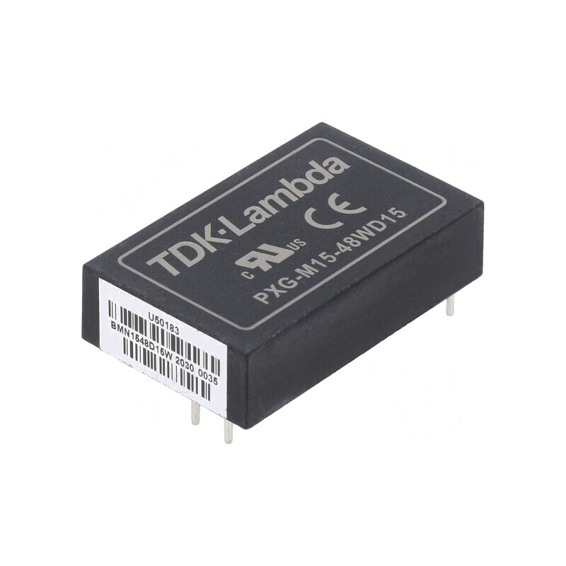 Convertor DC/DC 15W 18-75V la 15V/-15V PXG-M15-48WD15 | Electronic-mag.ro | Componente Electronice