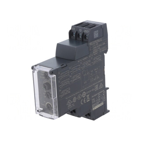 Timer DPDT 0.05s-100h 12VAC/DC | Electronic-mag.ro | Componente Electronice