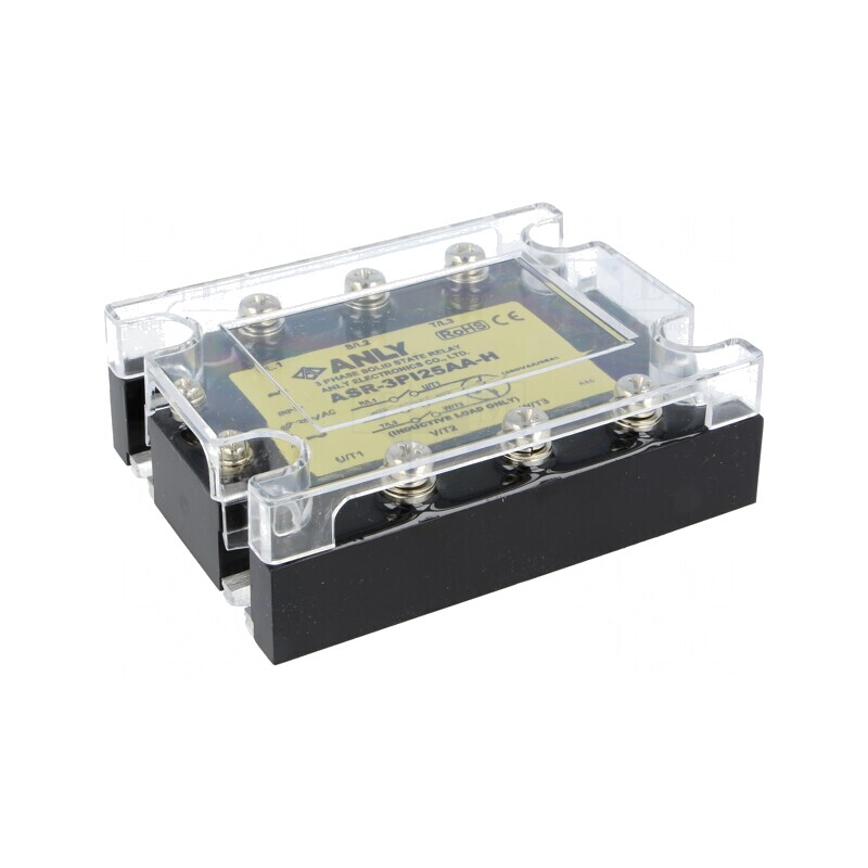 Releu Semiconductor 25A 3-Fazat 48-480VAC | Electronic-mag.ro | Componente Electronice