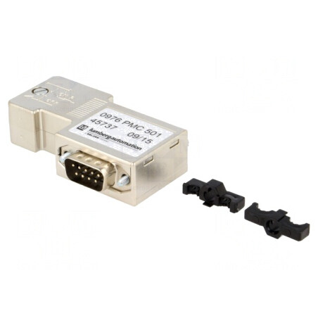 Mufă D-Sub 9 PIN unghi 90° Profibus | Electronic-mag.ro | Componente Electronice