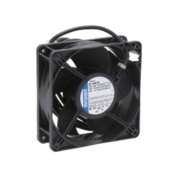 Ventilator axial EC 230VAC 119x119x38mm 160m3/h cu bilă | Electronic-mag.ro | Componente Electronice