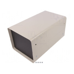 Carcasă ventilată oțel 152x254x127mm | Electronic-mag.ro | Componente Electronice
