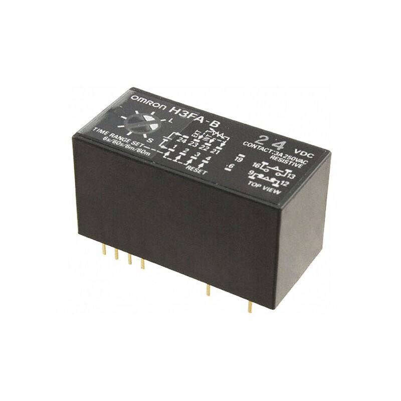 Timer Electronic 0,6s-60min 24VDC 250VAC 3A | Electronic-mag.ro | Componente Electronice