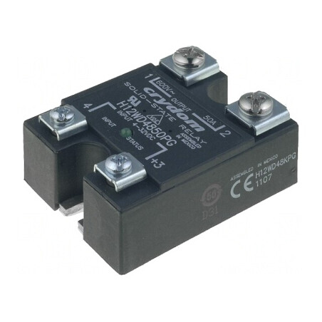 Releu Semiconductor 50A 48-660VAC 1-Fazat | Electronic-mag.ro | Componente Electronice
