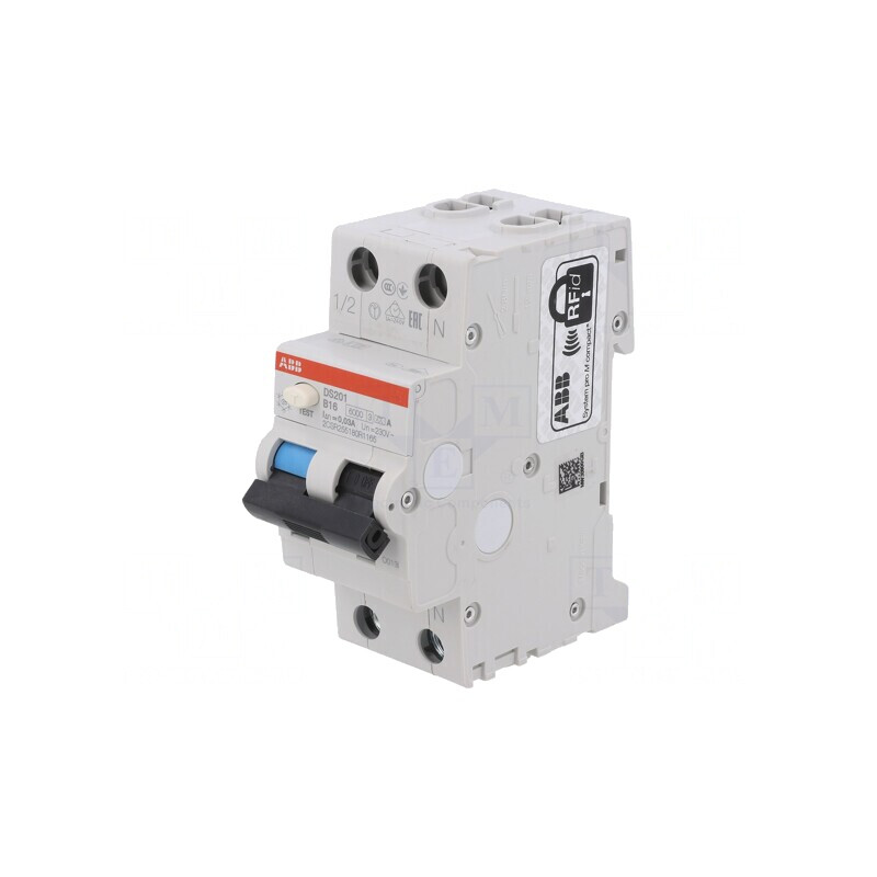 RCBO 16A 30mA 1P+N 230V IP20 | Electronic-mag.ro | Componente Electronice