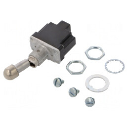 Comutator Basculant 2 Pozitii SPDT ON-OFF 6A/230VAC 20A/28VDC | Electronic-mag.ro | Componente Electronice