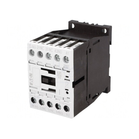 Contactor 4P NC x2 NO x2 24VDC 4A pentru şină DIN | Electronic-mag.ro | Componente Electronice