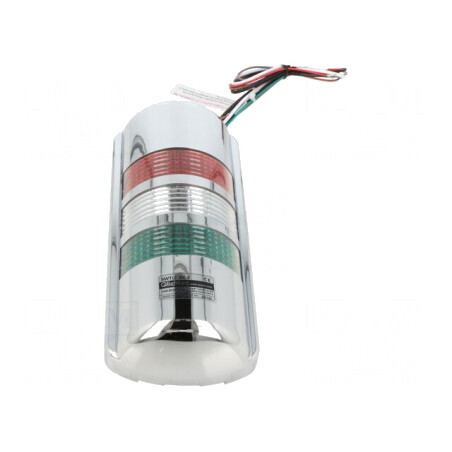 Coloană de Semnalizare LED Roșu/Verde 24VDC | Electronic-mag.ro | Componente Electronice
