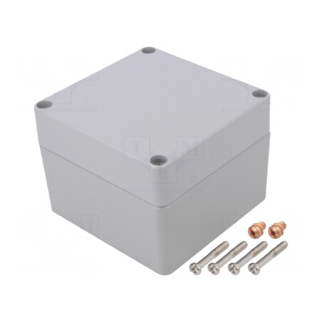 Carcasă Universală Aluminiu Gri IP68 120x122x91mm | Electronic-mag.ro | Componente Electronice