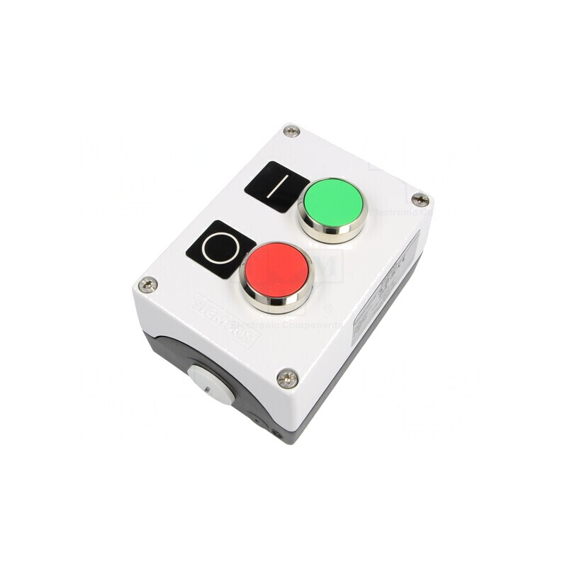 Casetă de comandă 2 butoane metal IP67 | Electronic-mag.ro | Componente Electronice