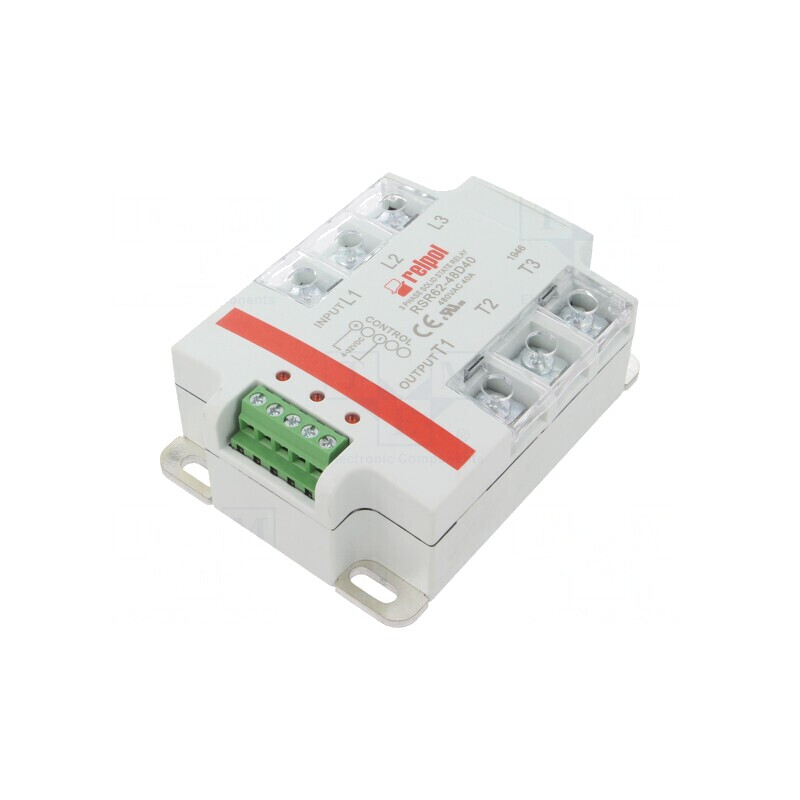 Releu Semiconductor 40A 3-Fazat 24-530VAC | Electronic-mag.ro | Componente Electronice