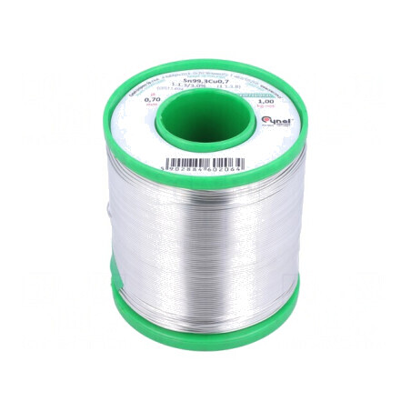 Sârmă de Lipit fără Plumb 0,7mm 1000g | Electronic-mag.ro | Componente Electronice