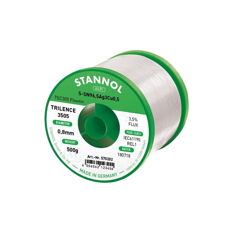 Sârmă de Lipit Fără Plumb 0,8mm 500g | Electronic-mag.ro | Componente Electronice