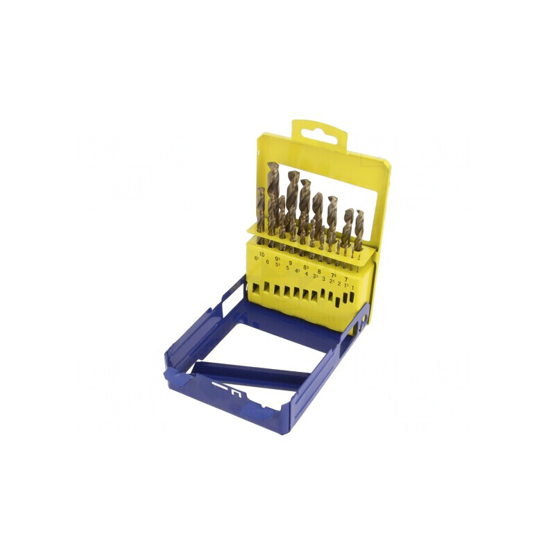 Set 19 Burghie Metal HSS-Co Cobalt | Electronic-mag.ro | Componente Electronice Set 19 Burghie Metal HSS-Co Cobalt | Electronic-mag.ro | Componente Electronice