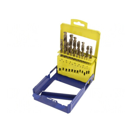 Set 19 Burghie Metal HSS-Co Cobalt | Electronic-mag.ro | Componente Electronice