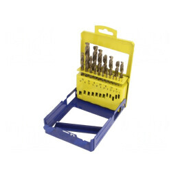 Set 19 Burghie Metal HSS-Co Cobalt | Electronic-mag.ro | Componente Electronice