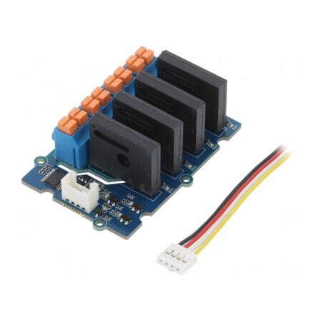 Releu Solid State 4 Canale 5VDC Grove Interface | Electronic-mag.ro | Componente Electronice