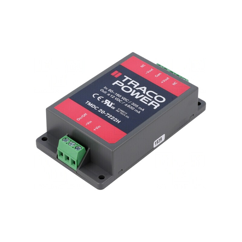 Convertor DC/DC 20W 80-160V la 12V/ -12V | Electronic-mag.ro | Componente Electronice Convertor DC/DC 20W 80-160V la 12V/ -12V | Electronic-mag.ro | Componente Electronice