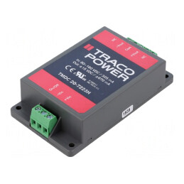 Convertor DC/DC 20W 80-160V la 15V/-15V TMDC 20-7223H | Electronic-mag.ro | Componente Electronice