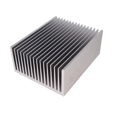 Radiator extrudat cu aripioare naturale 200mm x 160mm | Electronic-mag.ro | Componente Electronice