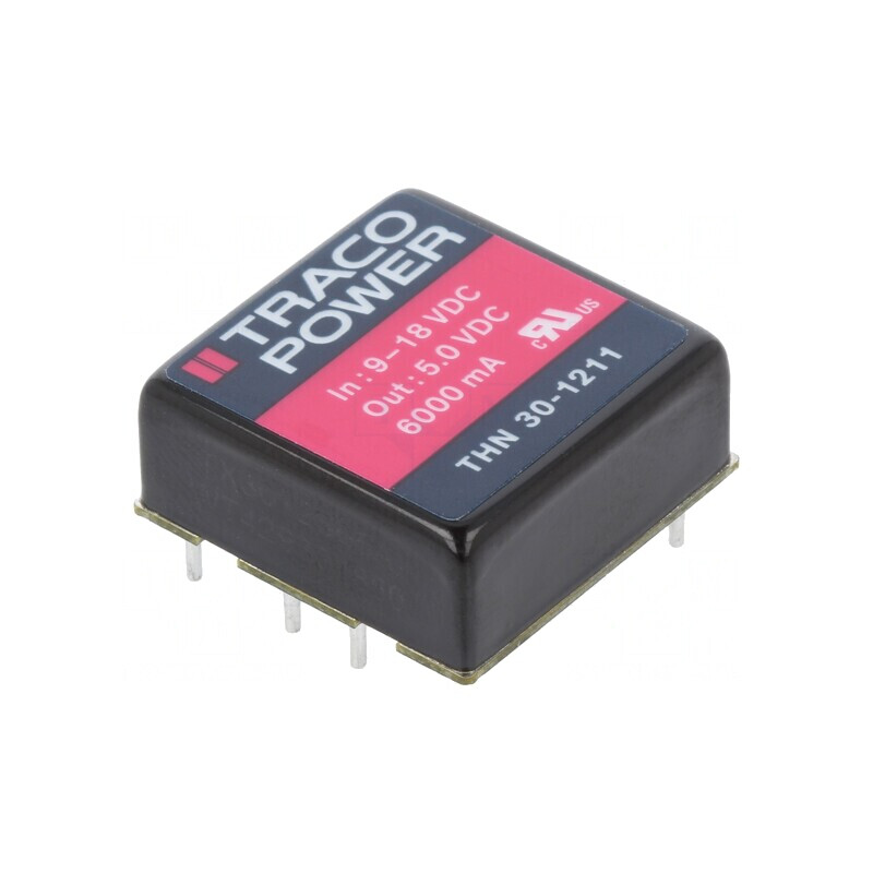 Convertor DC/DC 30W 9-18V la 5VDC 6000mA THN 30-1211 | Electronic-mag.ro | Componente Electronice Convertor DC/DC 30W 9-18V la 5VDC 6000mA THN 30-1211 | Electronic-mag.ro | Componente Electronice