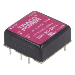 Convertor DC/DC 30W 18-36V la 5V 6000mA THN 30-2411 | Electronic-mag.ro | Componente Electronice