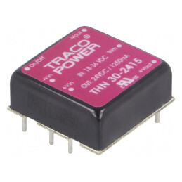 Convertor DC/DC 30W 18-36V la 24V 1250mA | Electronic-mag.ro | Componente Electronice