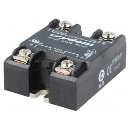 Releu Solid State 50A 1-Fazat 3-32VDC 24-280VAC | Electronic-mag.ro | Componente Electronice
