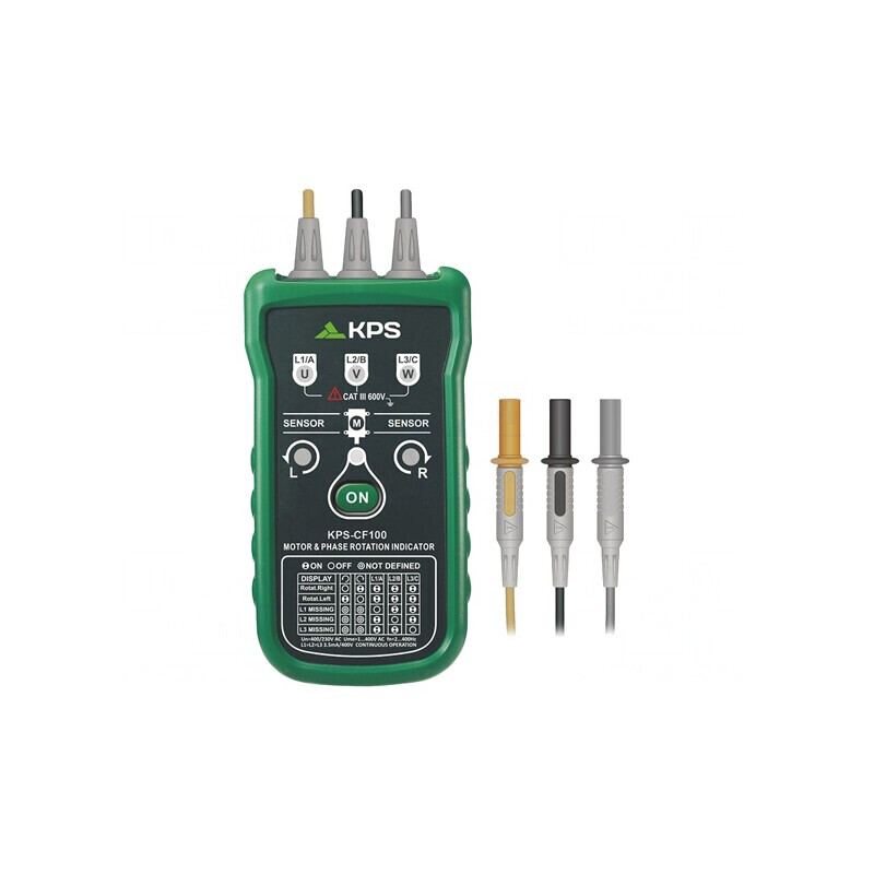 Tester Succesiune Faze 120-400VAC 2-400Hz KPS-CF100 | Electronic-mag.ro | Componente Electronice Tester Succesiune Faze 120-400VAC 2-400Hz KPS-CF100 | Electronic-mag.ro | Componente Electronice