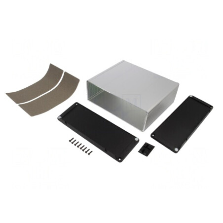 Carcasă aluminiu naturală 191x160x68 mm | Electronic-mag.ro | Componente Electronice