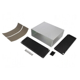 Carcasă aluminiu naturală 191x160x68 mm | Electronic-mag.ro | Componente Electronice