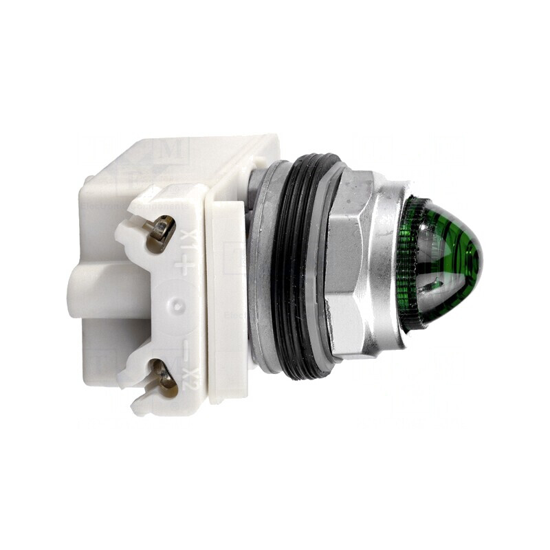 Lumină de control verde 30mm 120VAC 9001KP38LGG9 | Electronic-mag.ro | Componente Electronice