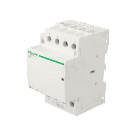 Contactor 4-poli 63A 230-240VAC NO IP20 | Electronic-mag.ro | Componente Electronice