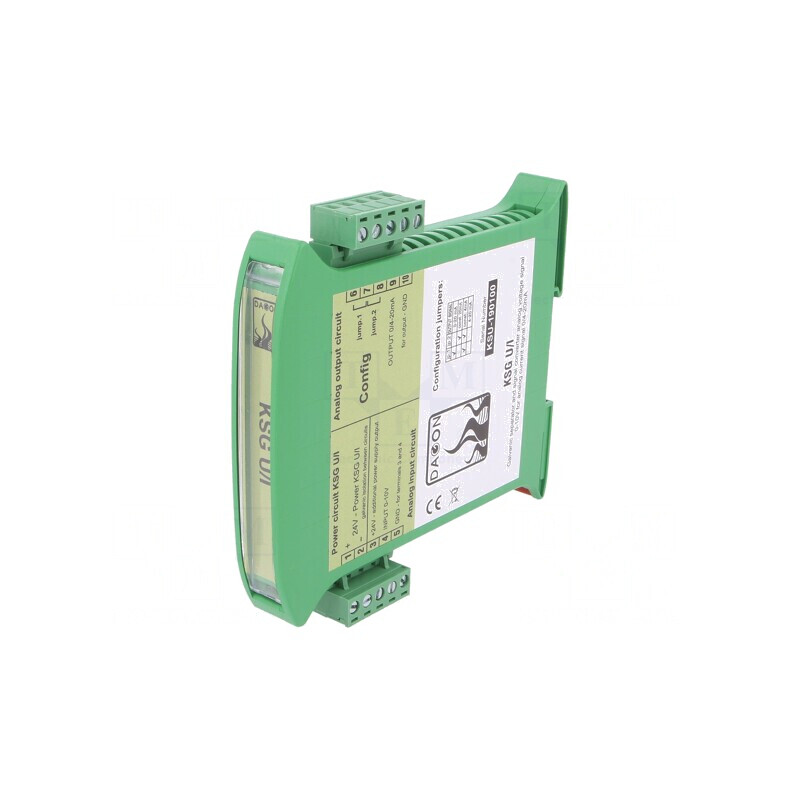 Adaptor Semnale Analogice 0-10V 24VDC pentru Șină DIN | Electronic-mag.ro | Componente Electronice