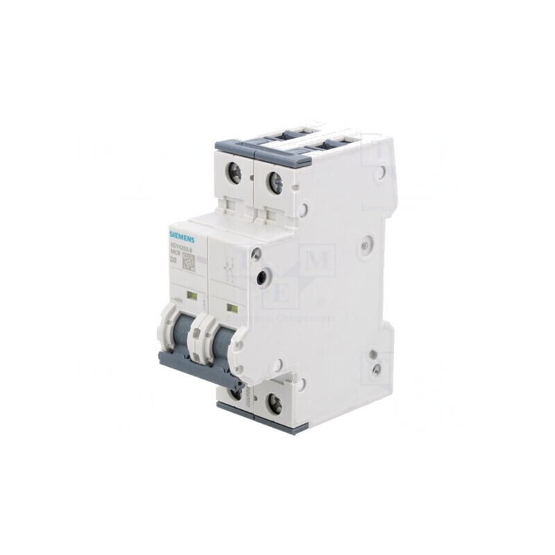 Întrerupător de Supracurent 2A 2 Poli 230/400VAC 10kA | Electronic-mag.ro | Componente Electronice