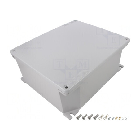 Carcasă Universală 214x264x122mm cu Lame de Fixare | Electronic-mag.ro | Componente Electronice