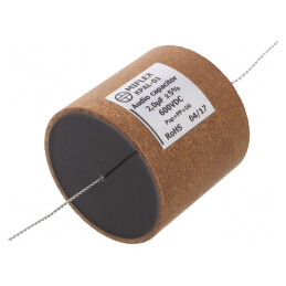 Condensator Aluminiu Polipropilenă Hârtie 2uF 600VDC ±5% | Electronic-mag.ro | Componente Electronice