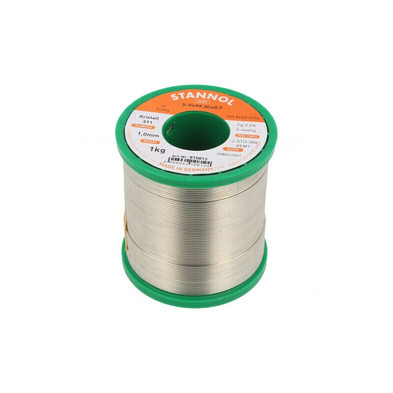 Sârmă de lipit fără plumb 1mm 1kg | Electronic-mag.ro | Componente Electronice Sârmă de lipit fără plumb 1mm 1kg | Electronic-mag.ro | Componente Electronice