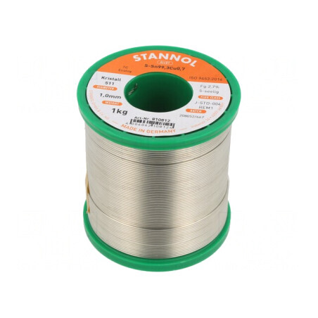Sârmă de lipit fără plumb 1mm 1kg | Electronic-mag.ro | Componente Electronice