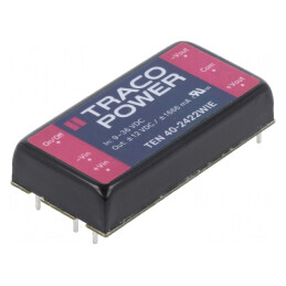 Convertor DC/DC 40W 9-36V la 12V/-12V TEN 40-2422WIE | Electronic-mag.ro | Componente Electronice
