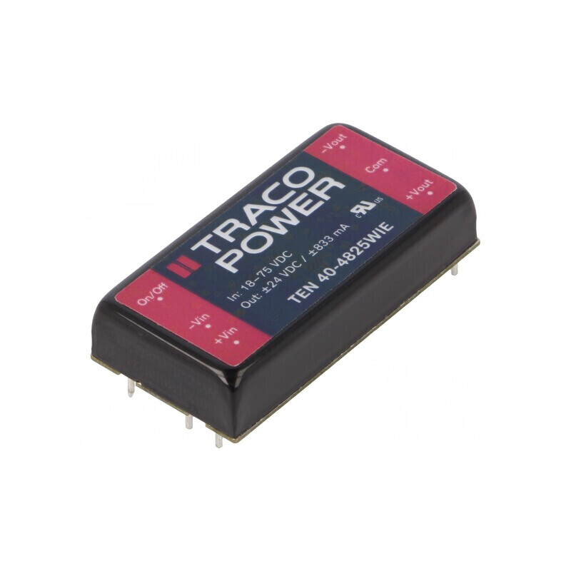 Convertor DC/DC 40W 18-75V la 24V și -24V | Electronic-mag.ro | Componente Electronice