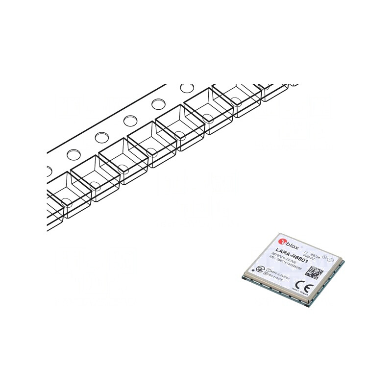 Modul LTE 10Mbps/5Mbps LARA-R6 SMD