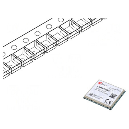 Modul LTE 10Mbps/5Mbps LARA-R6 SMD | Electronic-mag.ro | Componente Electronice