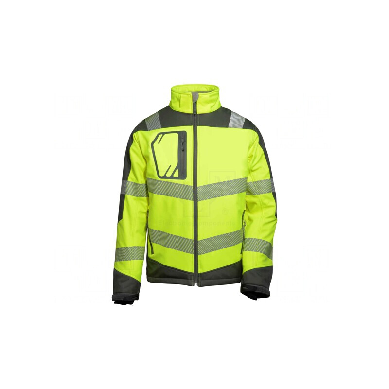 Bluză softshell galben-gri fluorescent XXXL | Electronic-mag.ro | Componente Electronice